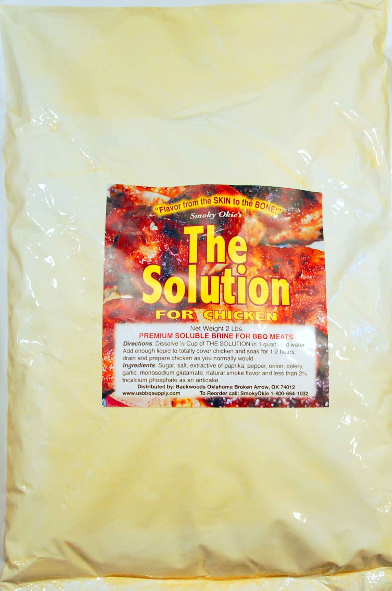 *THE SOLUTION FOR CHICKEN poultry brine 2 lb $24.50